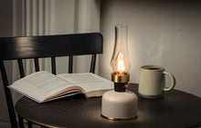 Load image into Gallery viewer, Ivory Lantern LED Lamp with Chimney

