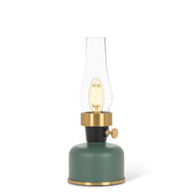 Load image into Gallery viewer, Green Small Lantern LED Lamp with Chimney
