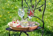 Load image into Gallery viewer, Lavender &amp; Bees Wine Glass
