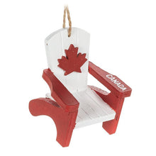 Load image into Gallery viewer, Adirondack Chair with Leaf Ornament

