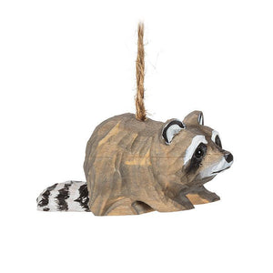 Raccoon Carved Ornament