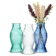 Load image into Gallery viewer, Small Spouting Fish Vase - Assorted
