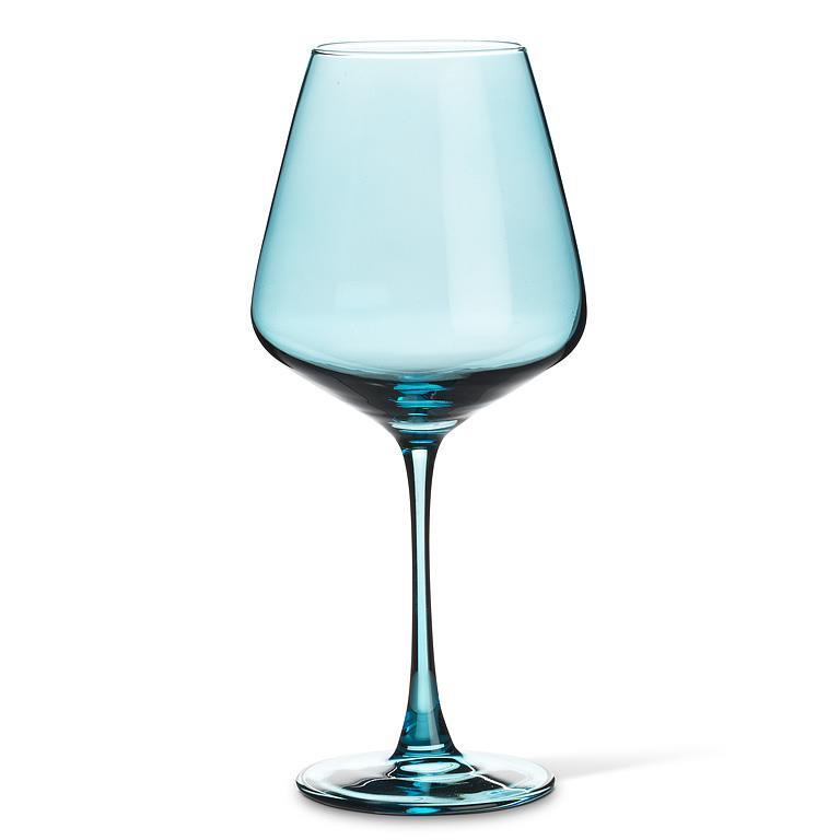 Oversize Blue Wine Glass
