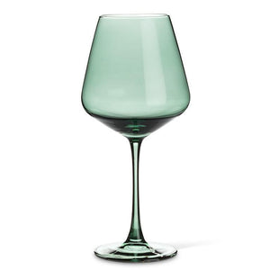 Oversize Green Wine Glass