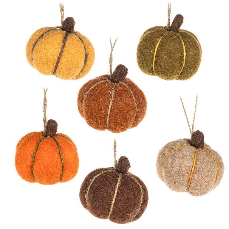 Mini Pumpkin Ornament - Assorted