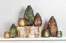 Load image into Gallery viewer, Medium Green Pinecone Tealight
