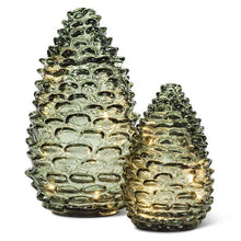 Load image into Gallery viewer, Large Green Pinecone LED Light
