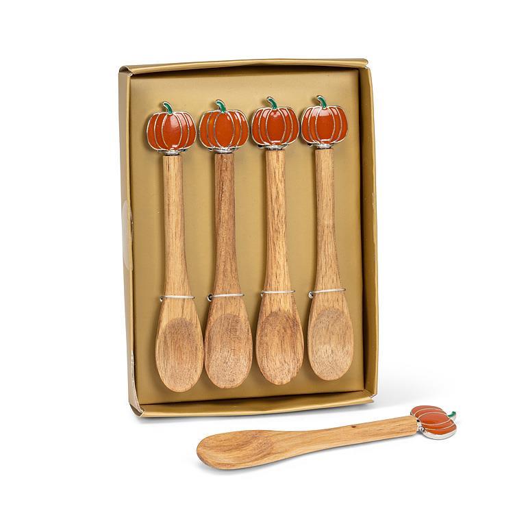 Pumpkin Small Spoons - Set of 4