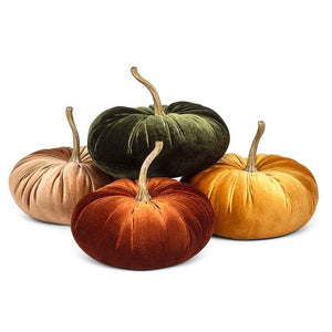 Large Velvet Pumpkin - Assorted