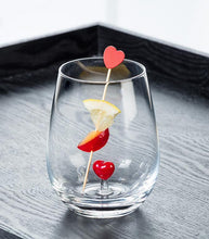 Load image into Gallery viewer, Heart Icon Stemless Wine Glass
