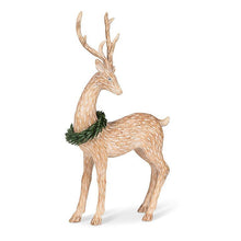 Load image into Gallery viewer, Standing Deer with Wreath
