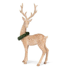 Load image into Gallery viewer, Standing Deer with Wreath
