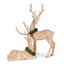 Load image into Gallery viewer, Standing Deer with Wreath
