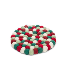 Load image into Gallery viewer, Holiday Pompom Trivet
