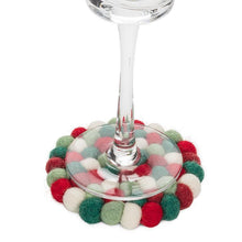 Load image into Gallery viewer, Holiday Pompom Coaster
