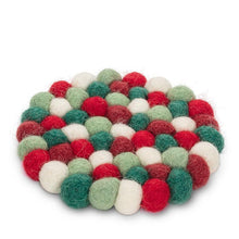 Load image into Gallery viewer, Holiday Pompom Coaster
