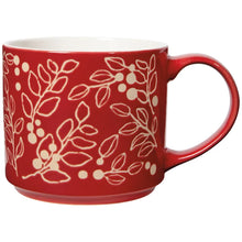 Load image into Gallery viewer, Merry Berry Christmas Stacking Mug
