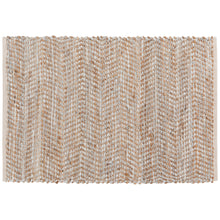 Load image into Gallery viewer, Miller Gray Leather Chind 2&#39;x3&#39; Rug
