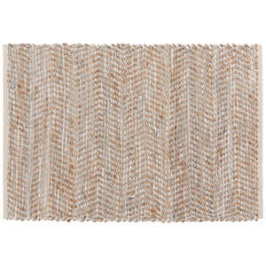 Miller Gray Leather Chind 2'x3' Rug