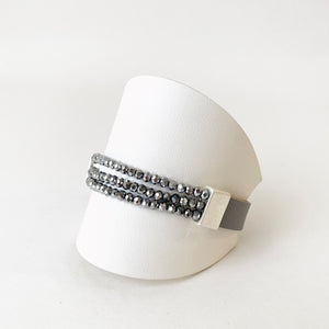 Grey Magnetic Bracelet