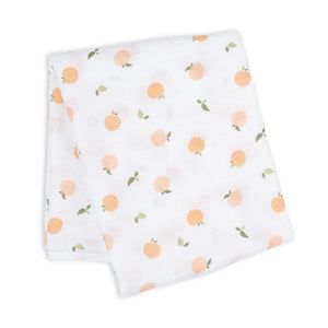 Swaddle Blanket Muslin Cotton - Peaches