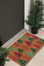 Load image into Gallery viewer, Festive Christmas Tree Doormat
