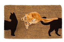 Load image into Gallery viewer, Coming &amp; Going Cat Doormat
