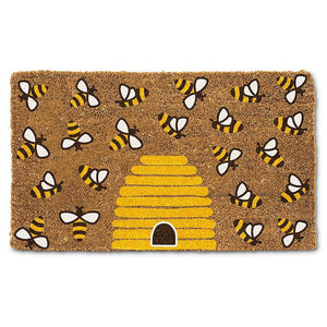 Bee & Beehive Doormat