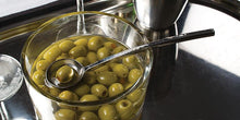 Load image into Gallery viewer, Olive Spoon with Hammer Finish Handle
