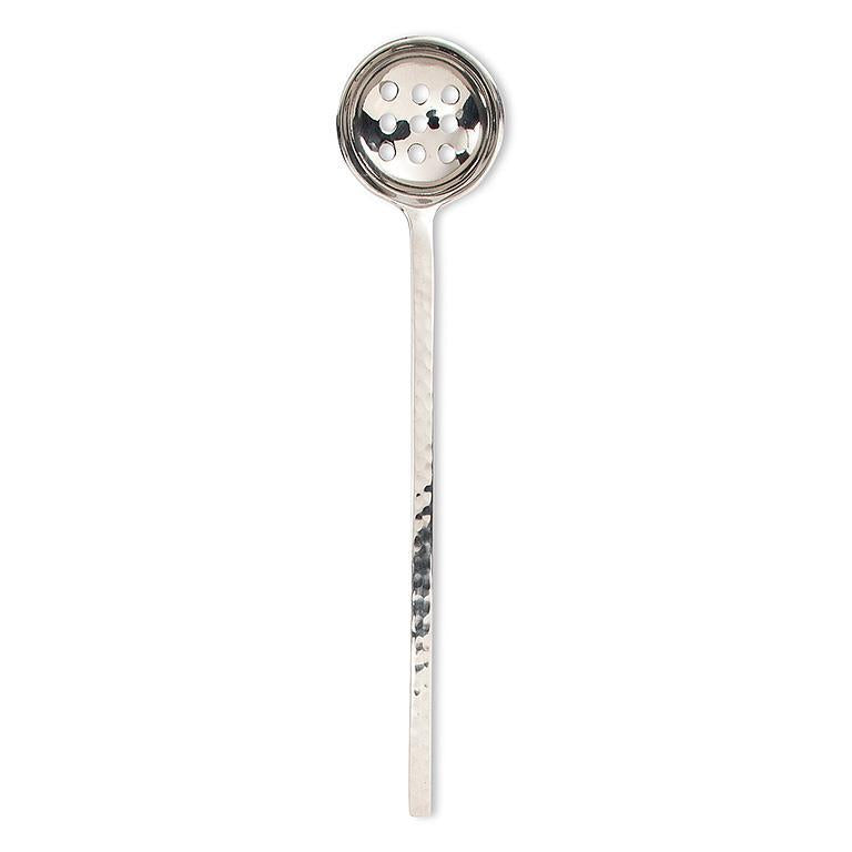 Olive Spoon with Hammer Finish Handle