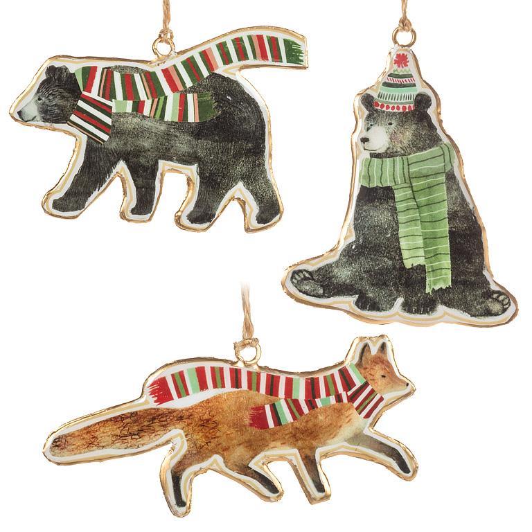 Winter Animals Ornament - Assorted