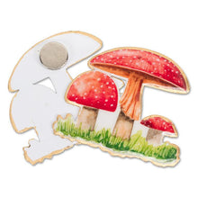 Load image into Gallery viewer, Mushrooms Two-Sided Magnet
