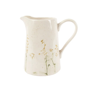 Embossed Floral Pitcher