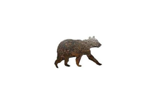 Bear Rusted Metal Magnet