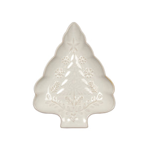 Soft Snowfall Tree Dish