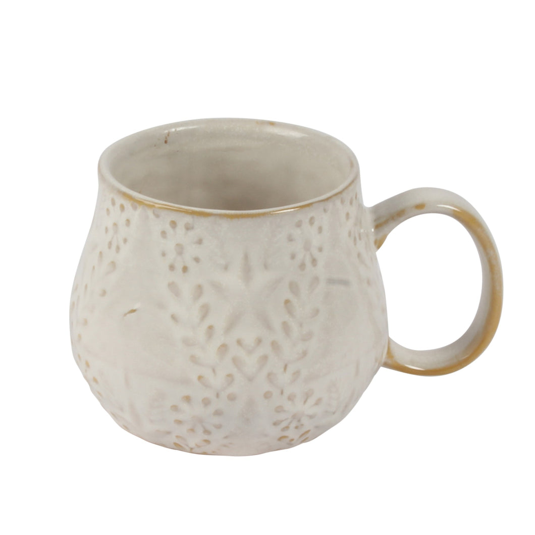 Soft Snowfall Stoneware Mug