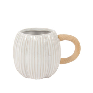 Pumpkin Stoneware Shaped Mug