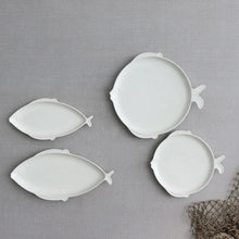 Load image into Gallery viewer, Fish White Serving Plates - Assorted
