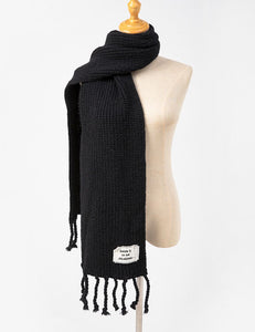 Black Simple Scarf