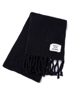 Black Simple Scarf