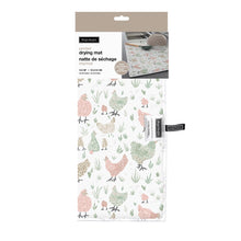 Load image into Gallery viewer, Chickens Printed Drying Mat
