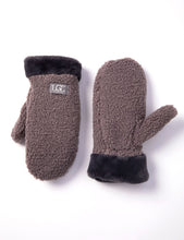 Load image into Gallery viewer, Grey Fleeced Mittens
