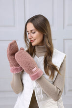 Load image into Gallery viewer, Mauve Fleeced Mittens
