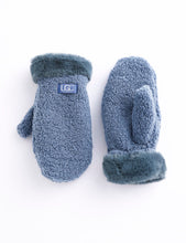 Load image into Gallery viewer, Navy Fleeced Mittens
