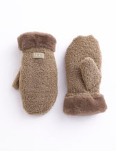 Load image into Gallery viewer, Brown Fleeced Mittens
