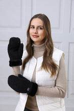 Load image into Gallery viewer, Black Fleece Mittens
