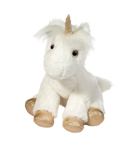 Elodie Soft White Unicorn Plush