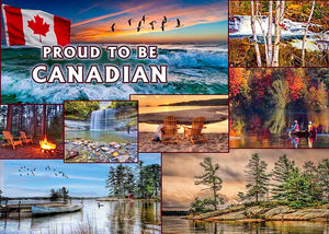 Proud To Be Canadian Postcard