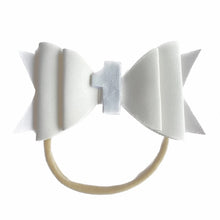 Load image into Gallery viewer, First Birthday Headband - White Hair Bow

