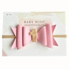 Load image into Gallery viewer, First Birthday Headband - Pink Hair Bow
